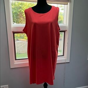 Eileen Fisher Coral Tank Dress size 1X
